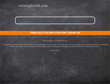 Tablet Screenshot of crewnightclub.com